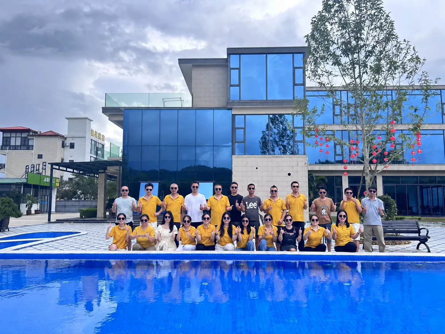 Team in werkomgeving